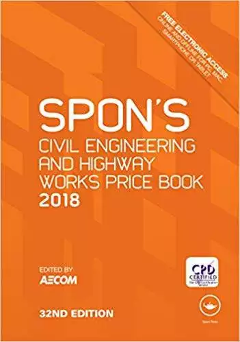 Spon's Civil Engineering and Highway Works Price Book 2018 (Spon's Price Books)