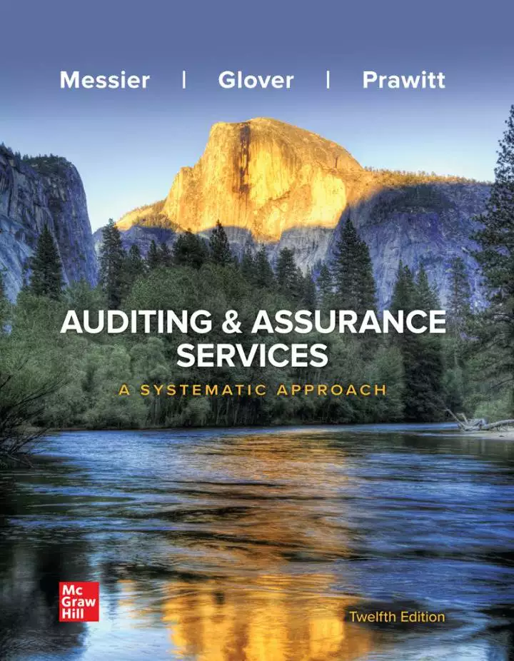 Auditing and Assurance Services: A Systematic Approach (12th Edition) - PDF